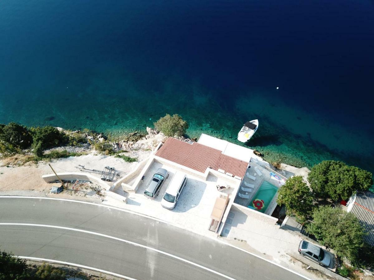 Villa Beline Direct Aan Zee, Verwarmd Zwembad En Sauna Tribanj-Kruscica Exteriér fotografie