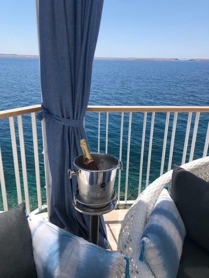 Villa Beline Direct Aan Zee, Verwarmd Zwembad En Sauna Tribanj-Kruscica Exteriér fotografie